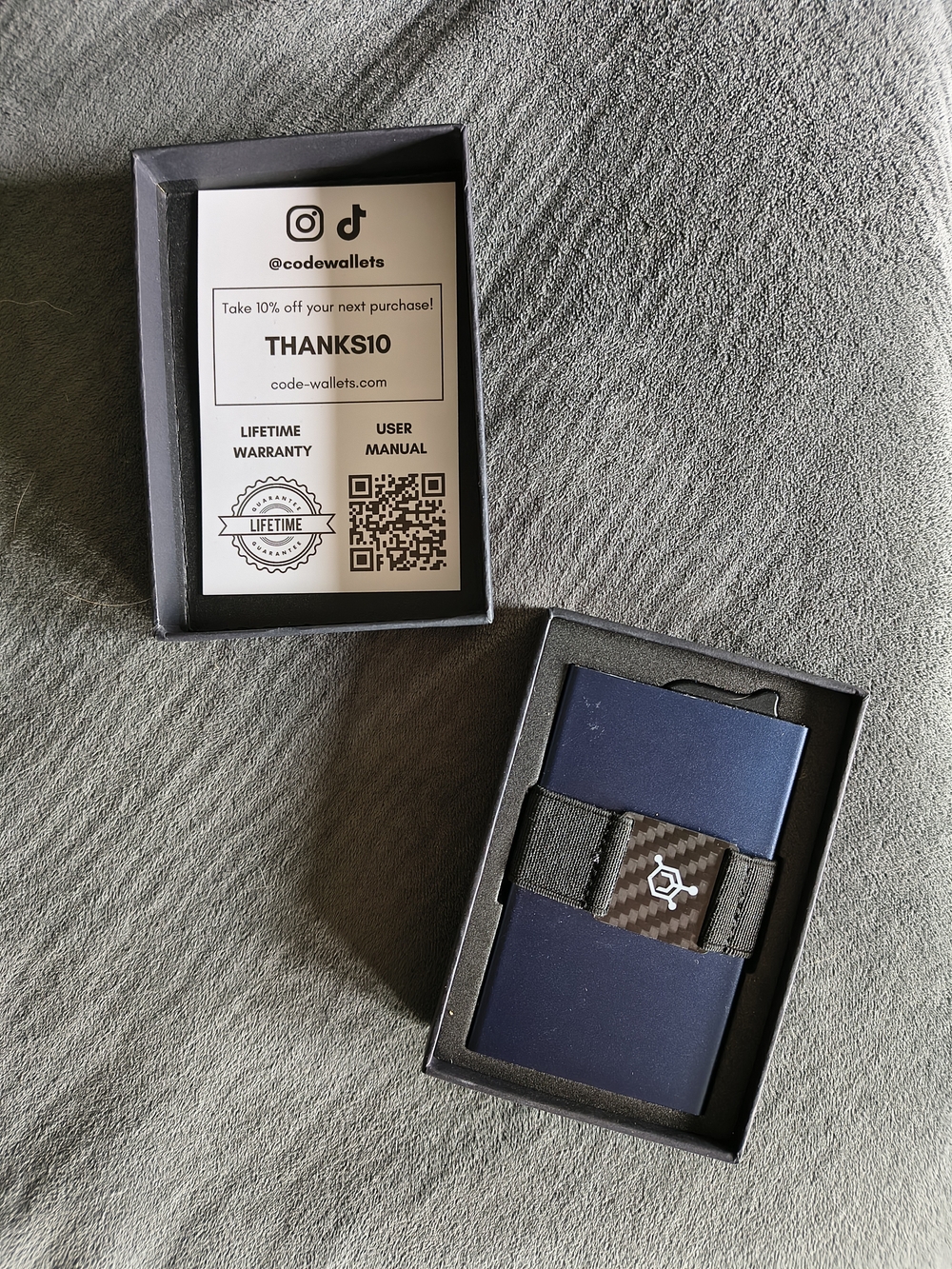 CODE 118 Wallet Blue EUC